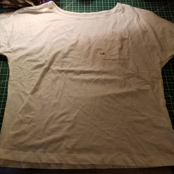 Van Heusen White Lightweight Pocket T-shirt Large - Picture 1 of 3